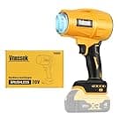 Electric Cordless Leaf Blower Dust Blower for DEWALT 20V Battery, High-Speed Motor Handheld Jet Fan Air Blower for Patio Cleaning, Lawn Care, Blowing Leaves and Dust (No Battery/Charger)