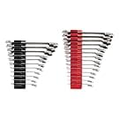 TEKTON Reversible 12-Point Ratcheting Combination Wrench Set with Modular Organizers, 25-Piece (1/4-3/4 in., 6-19 mm) | WRC94304
