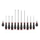 TEKTON High-Torque Screwdriver Set, 12-Piece (#0 - #2, 1/8-1/4 in.) | DRV45004 | Made in USA