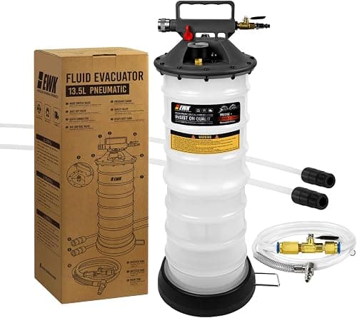 Amazon.com: EWK 13.5L Heavy Duty Pneumatic Oil Extractor/Dispenser Pump, Fluid Vacuum Evacuator with Reinforced Tank, Oil Change Pump for Automotive Large Engines : Automotive
