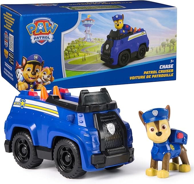 Amazon.com: Paw Patrol, Marshall’s Firetruck Toy Vehicle with Collectible Action Figure | Action Rescue Vehicle, Rolling Wheels, Movable Ladder, Pretend Play, Sustainably Minded, Kids Toys for Boys &