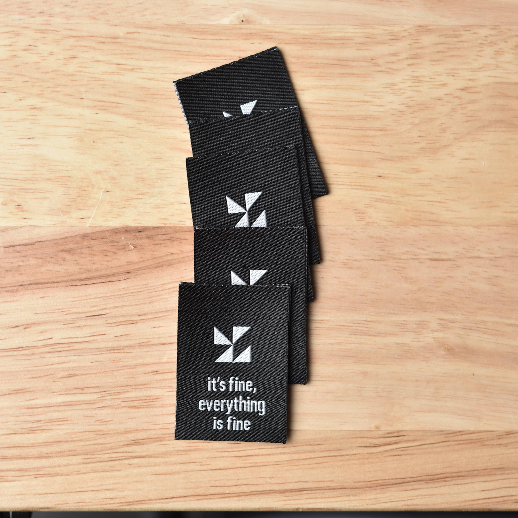 Sewtopia It's Fine, Everything is Fine Woven Labels - Sewtopia