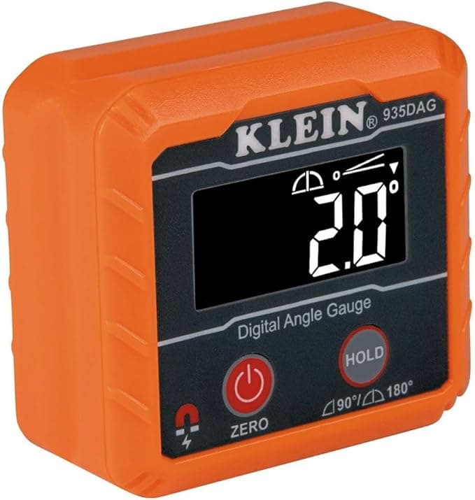 Klein Tools 935DAG Digital Electronic Level and Angle Gauge, Measures 0 - 90 and 0 - 180 Degree Ranges, Measures and Sets Angles - Amazon.com